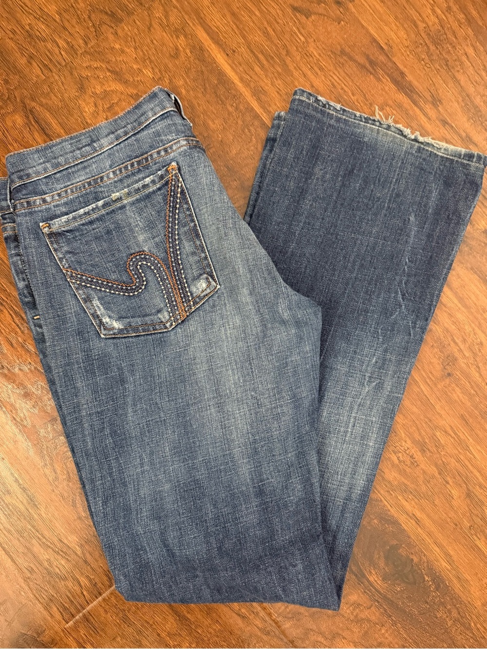 Citizens Of Humanity Medium Blue Bootcut Jeans